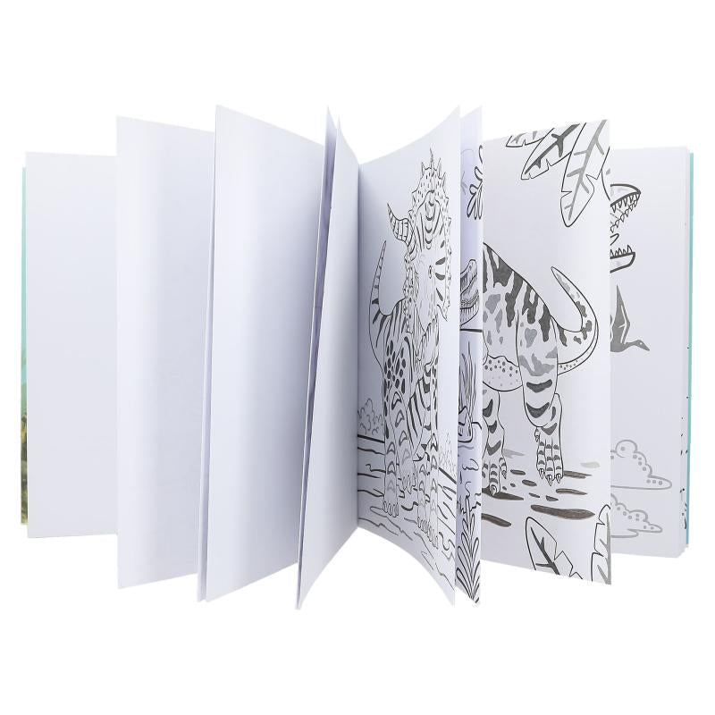 DINO WORLD WATERCOLOUR BOOK
