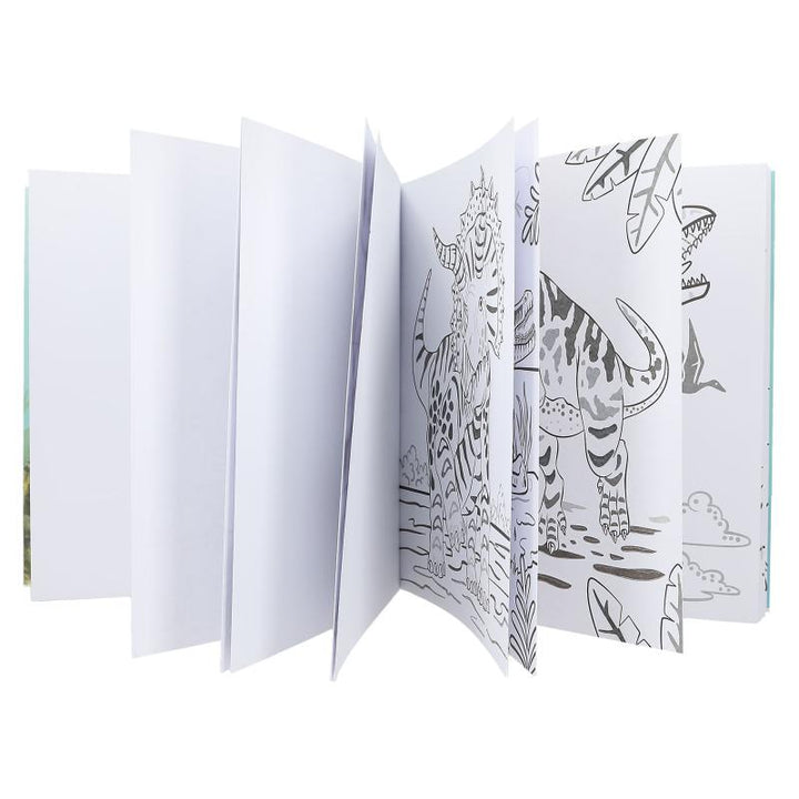 DINO WORLD WATERCOLOUR BOOK