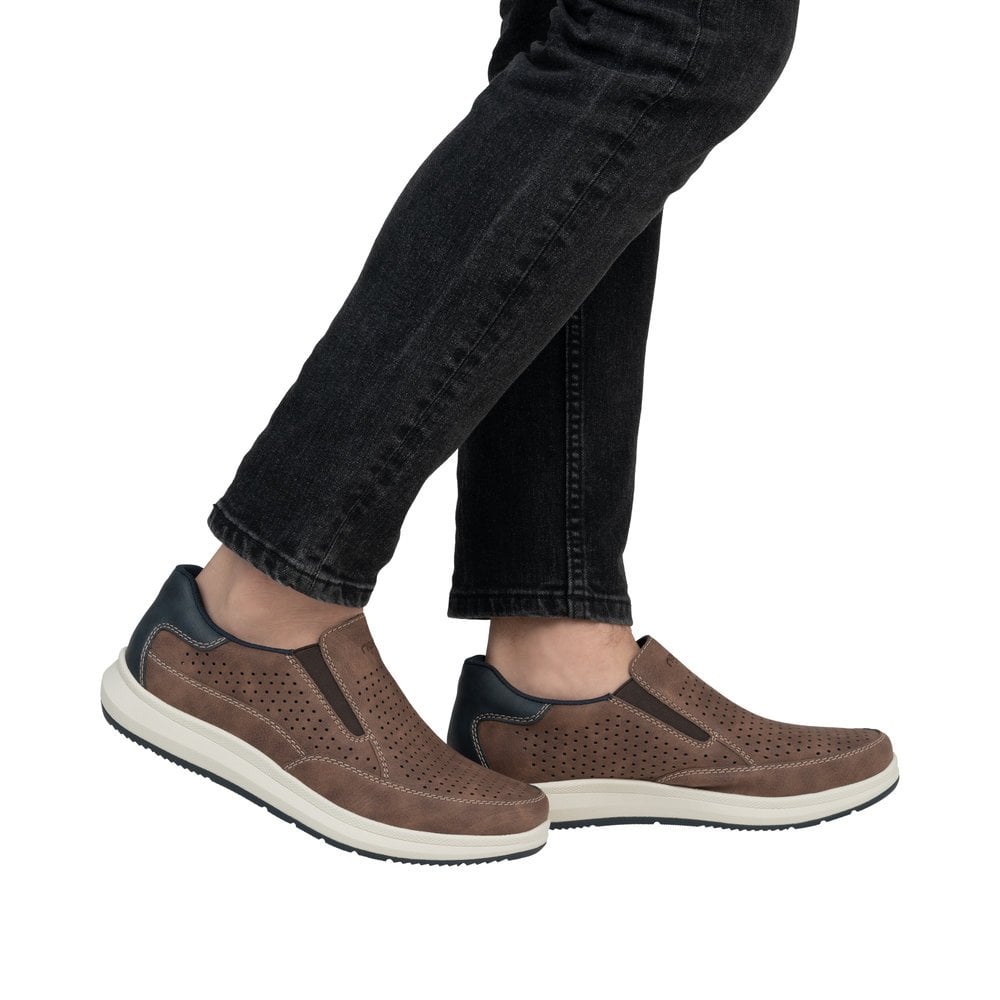 16952-24 MEN'S SHOES BROWN GESTROBELT