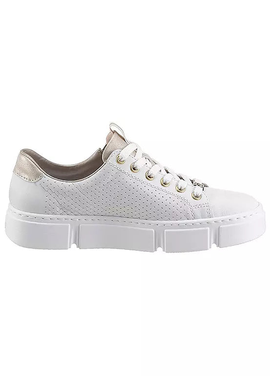 N5932-80 LADIES SHOES WHITE SEITL. ANFLECHTER