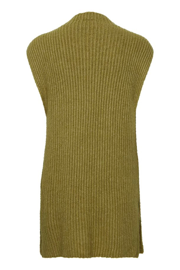 GREEN MOSS MYLLE WAISTCOAT JUMPER