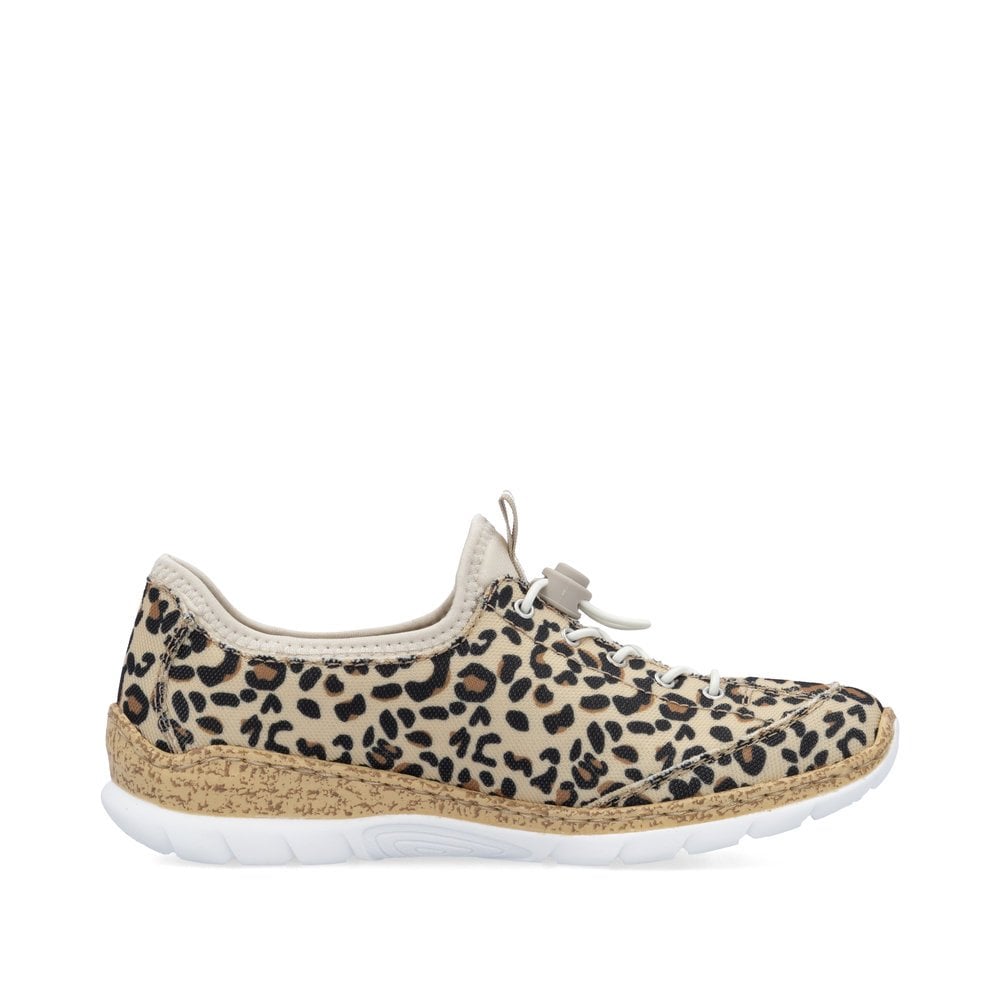 N4263-92 LADIES SHOES BEIGE COMBINATION SEITL. ANFLECHTER