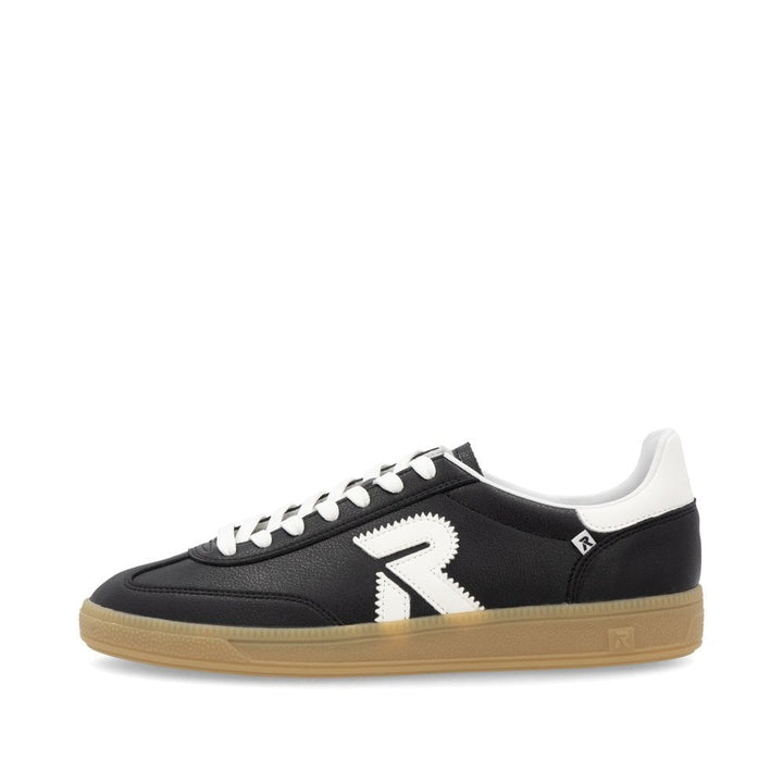 U2200-00 MEN'S SHOES BLACK GESTROBELT