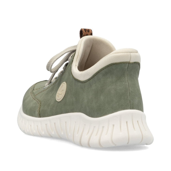 M5354-52 LADIES SHOES GREEN GESTROBELT