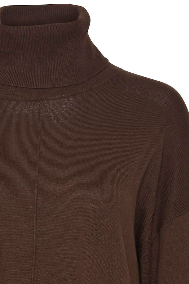CHOCOLATE MOLE ALMA KNITTED ROLL NECK JUMPER
