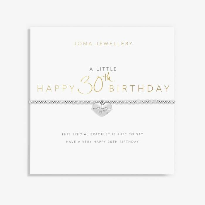 A LITTLE HAPPY 30TH BIRTHDAY BRACELET