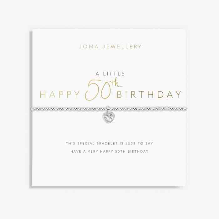 A LITTLE HAPPY 50TH BIRTHDAY BRACELET