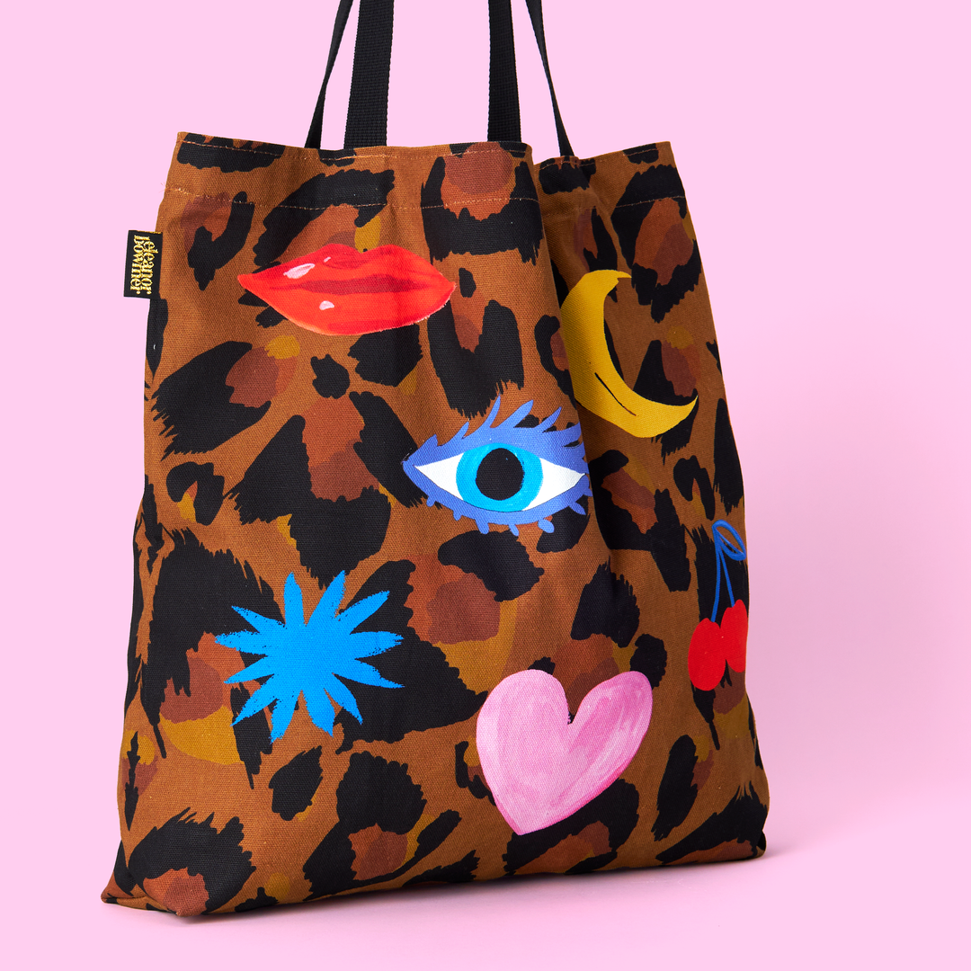 Leopard Icon Tote Bag: Non Personalised