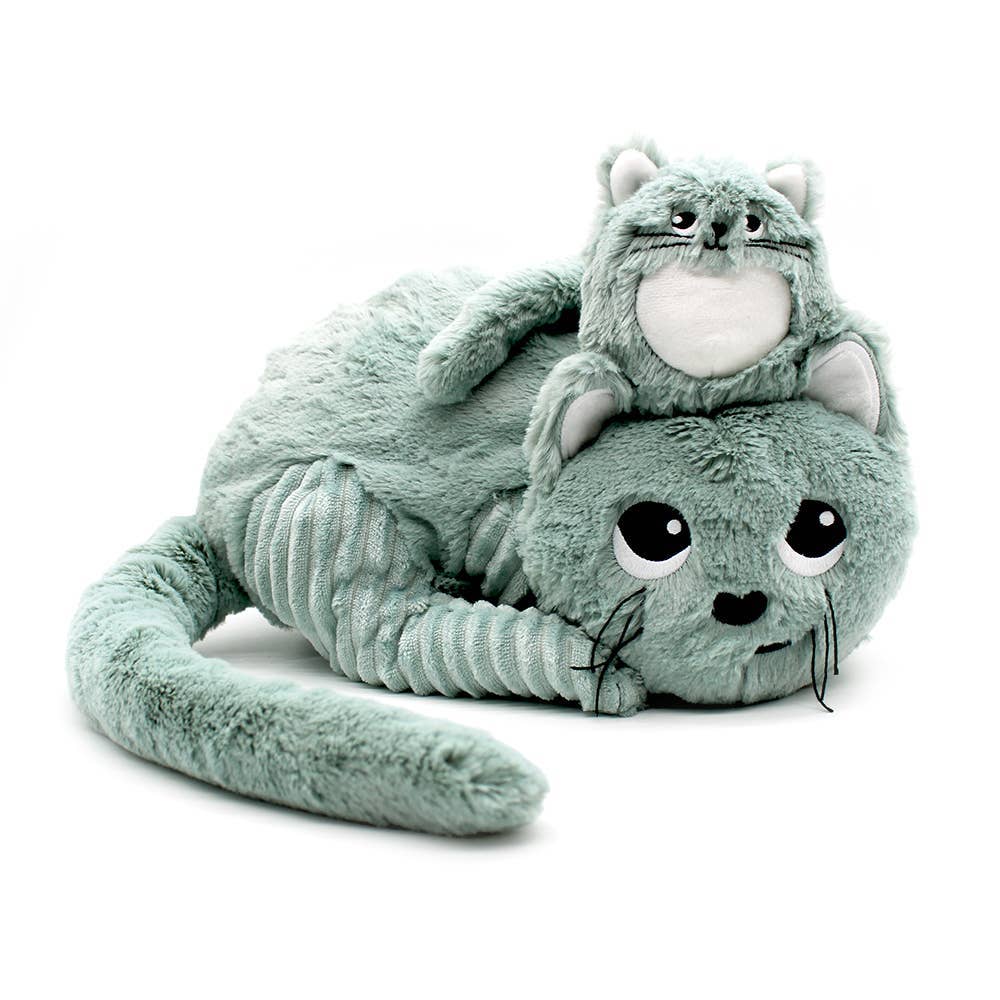 Les Ptipotos Charlie The Cat Mum & Baby Mint