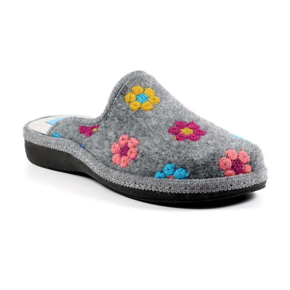 ANTHER MULE SLIPPERS GREY