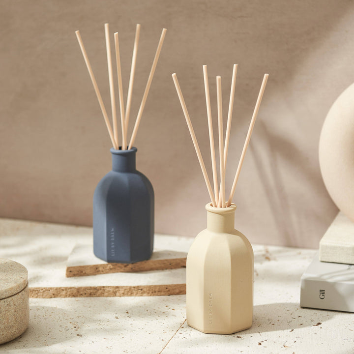 Cashmere & Musk Ceramic Reed Diffuser - Navy Blue - 200ml: Cashmere & Musk