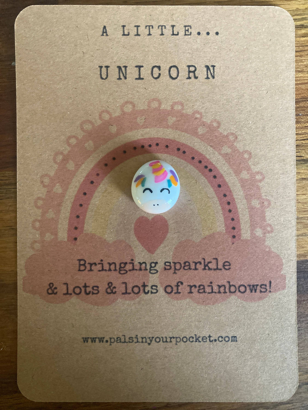 Unicorn Princess Party Charms With Glitter Decor