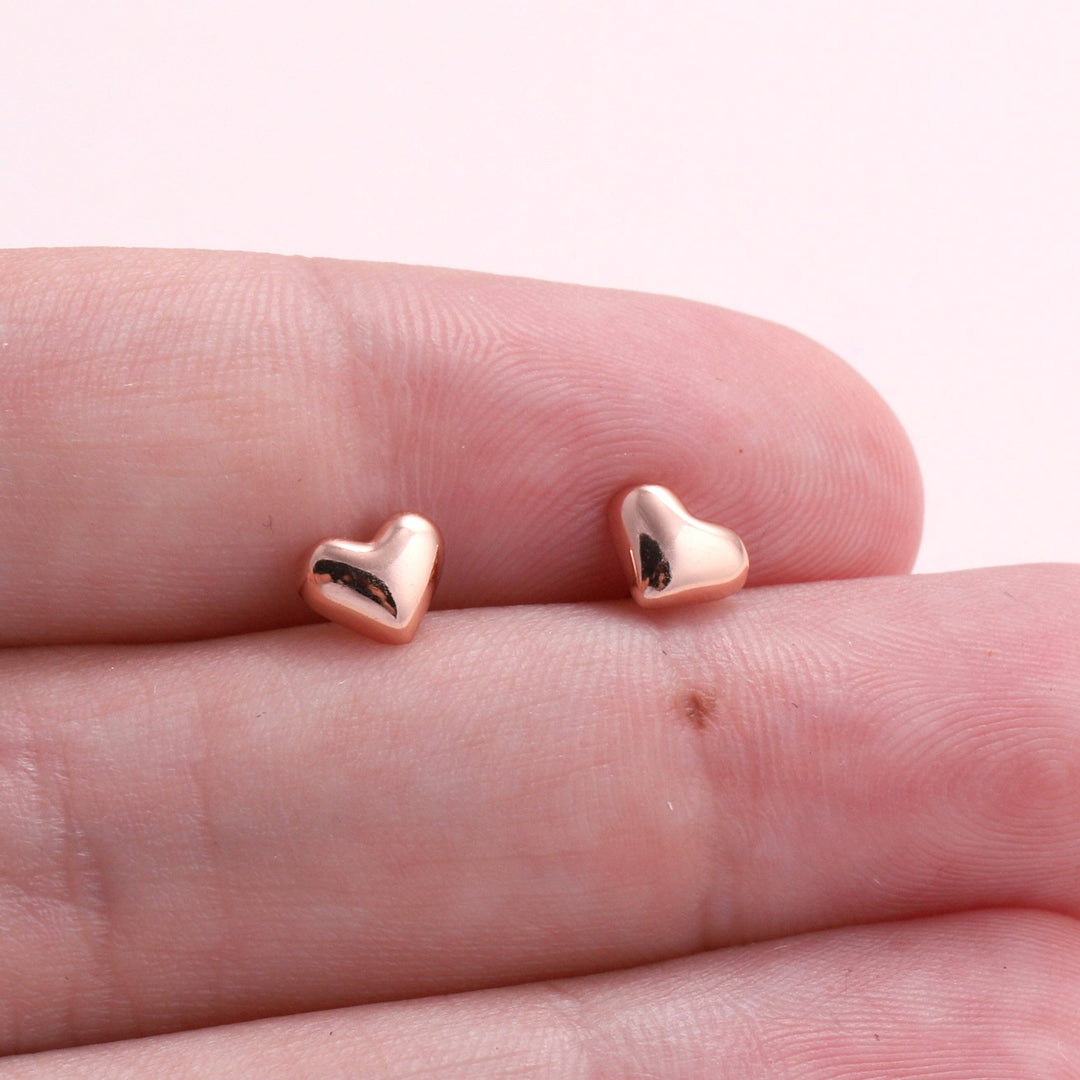 BT024 Earrings In A Message Bottle 'Thank You Heart': Silver