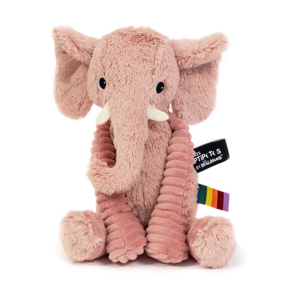 Les Ptipotos Eddie The Elephant Pink