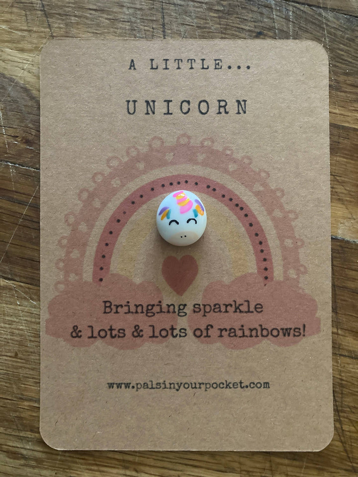 Unicorn Princess Party Charms With Glitter Decor