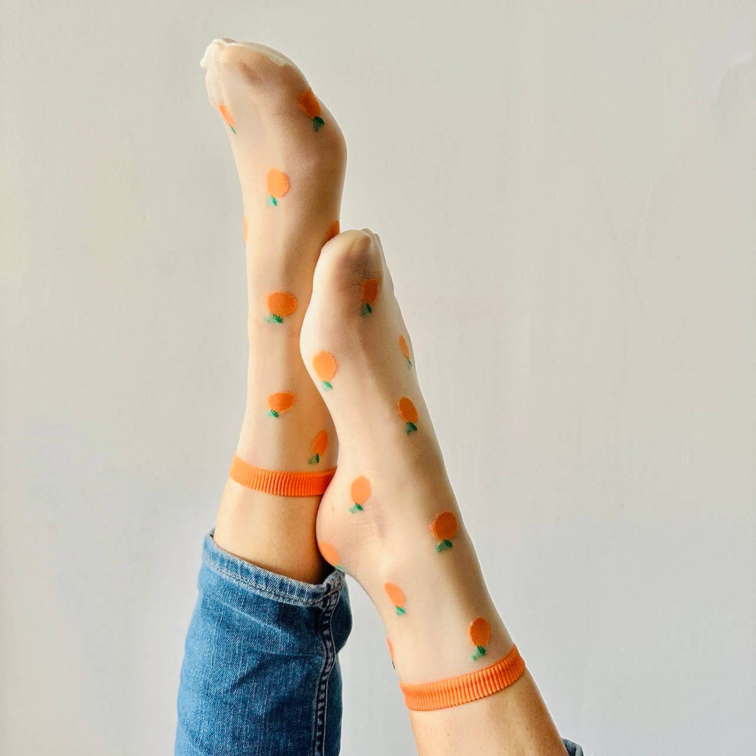 Clémence - Fruit spring socks - APRICOTS