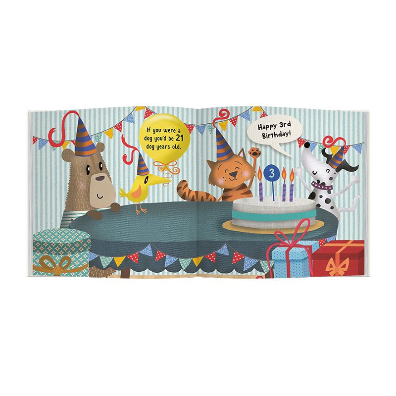 Wow! You're 3 | Age Cards | Age Birthday Cards | Age 3