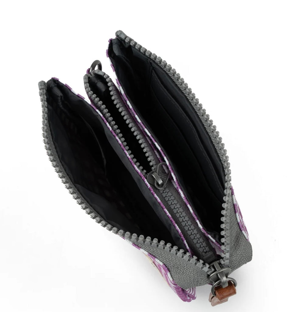 CARNABY PURPLE GINGHAM WALLET