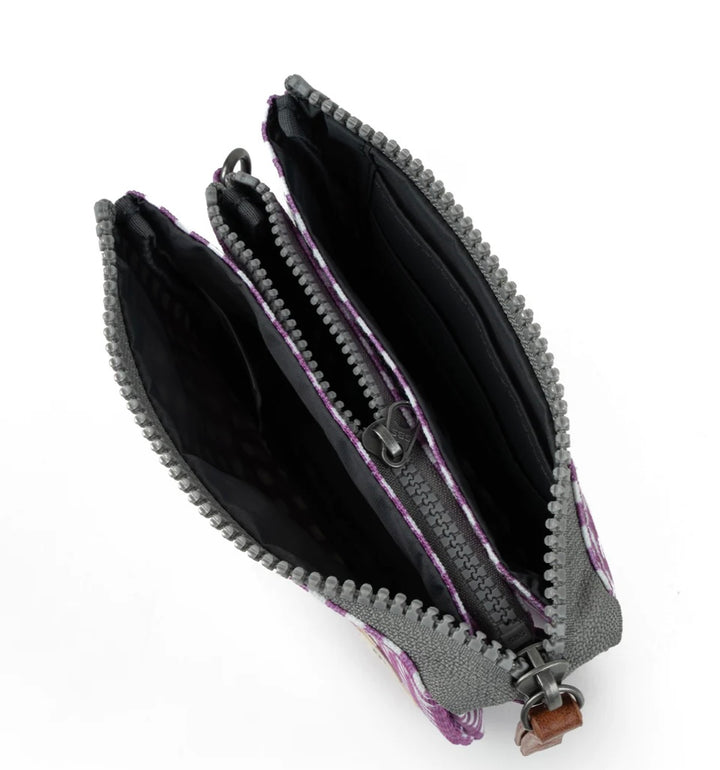 CARNABY PURPLE GINGHAM WALLET