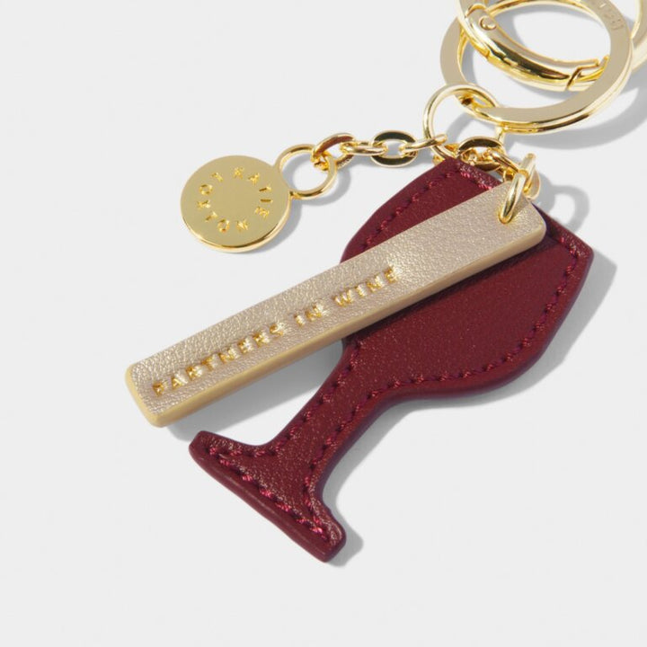 PARTNERS IN WINE CHAIN KEYRING