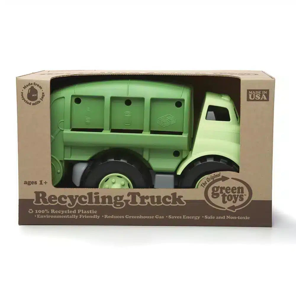 GREEN RECYCLING TRUCK