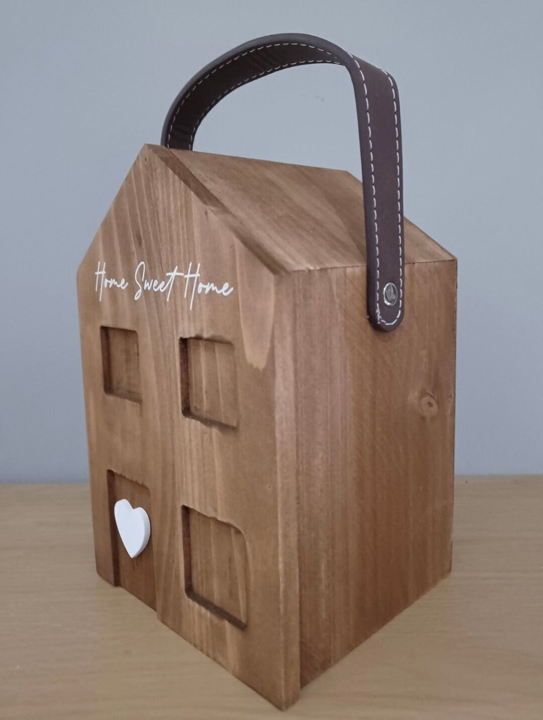 HOME SWEET HOME WOODEN DOORSTOP