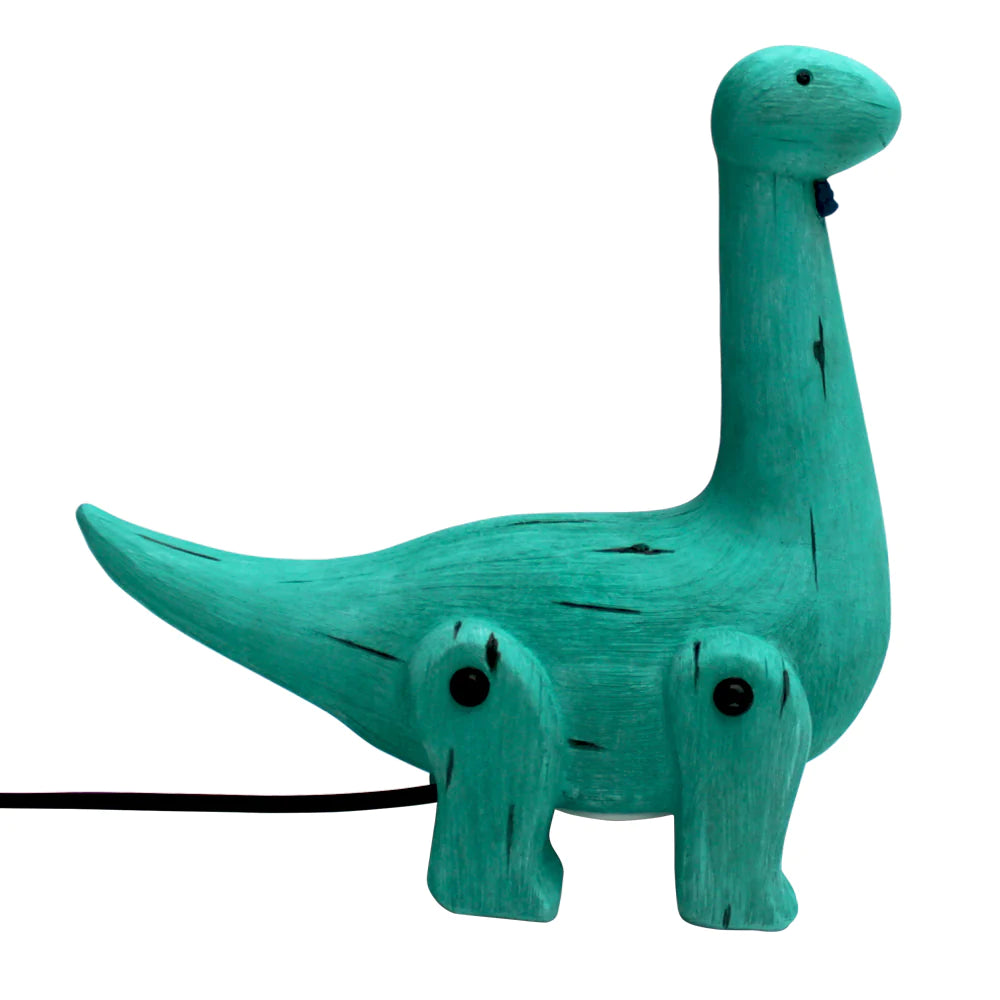 WOOD EFFECT DIPLODOCUS LAMP