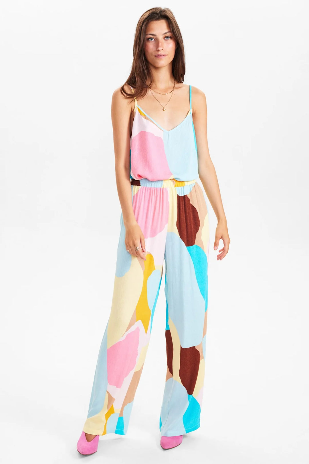 CRYSTAL BLUE ZIGGIE PANT