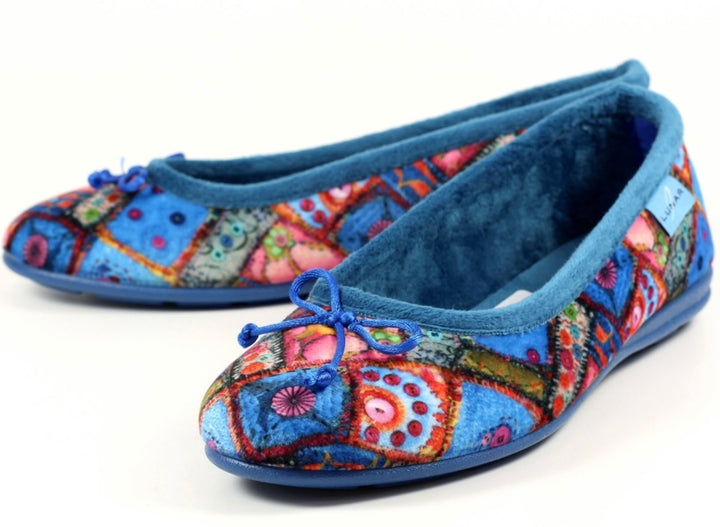 SANGRIA BLUE PUMP SLIPPER