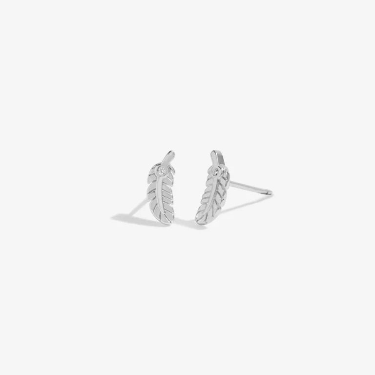 BOXED FEATHERS APPEAR WHEN LOVED ONES ARE NEAR EARRINGS