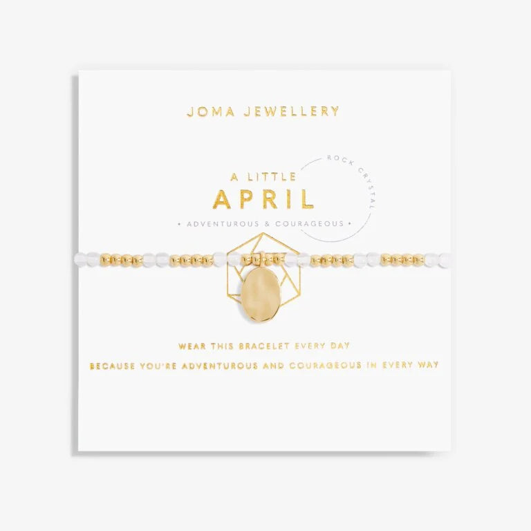 A LITTLE BIRTHSTONE ‘APRIL’ BRACELET