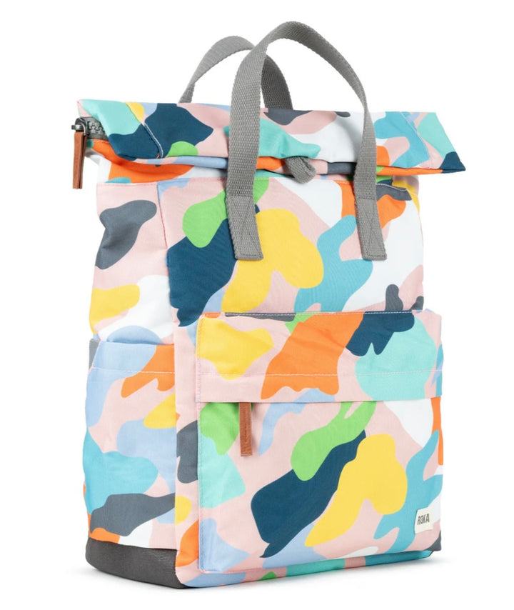 MEDIUM CANFIELD B MELLOW CAMO RECYCLED CANVAS BAG