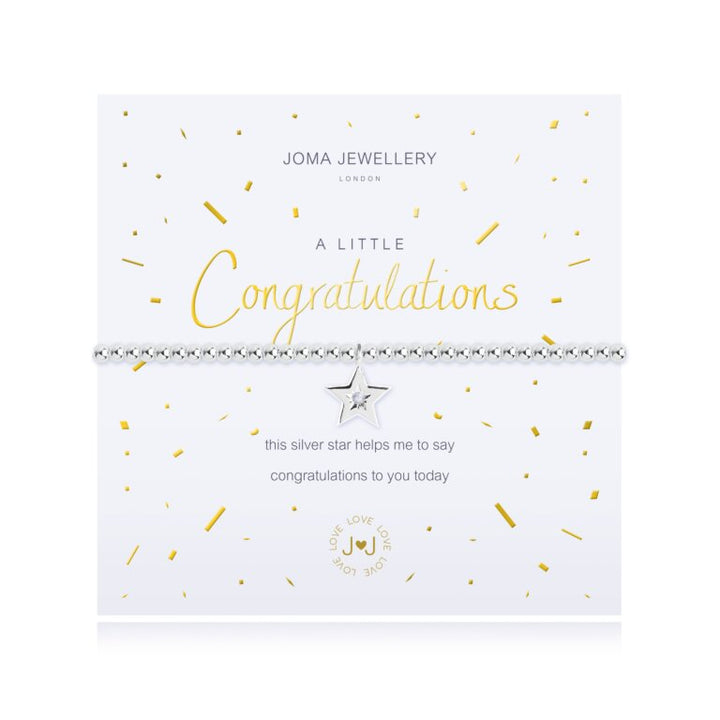 A LITTLE ‘CONGRATULATIONS’ BRACELET