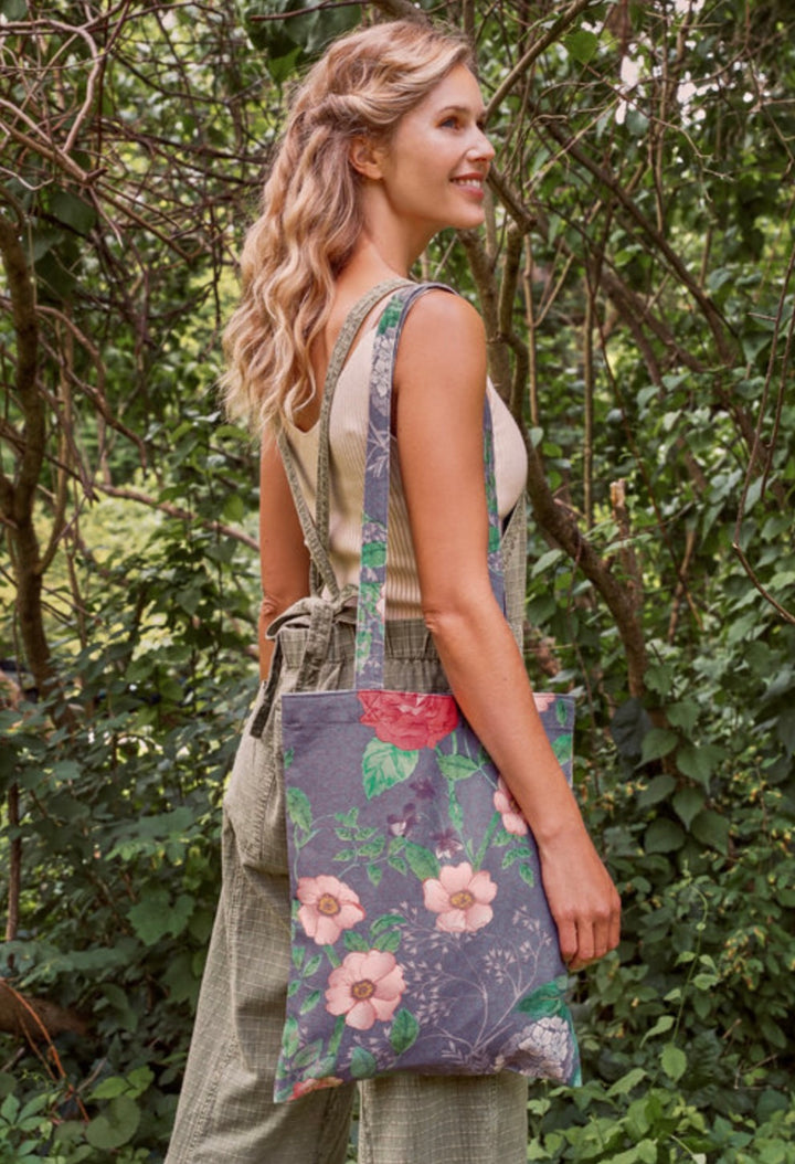 PEWTER HEDGEROW TOTE BAG