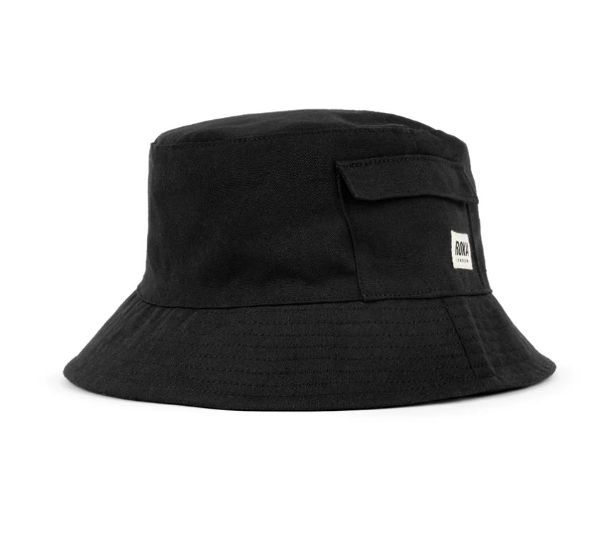 HATFIELD BLACK BUCKET HAT