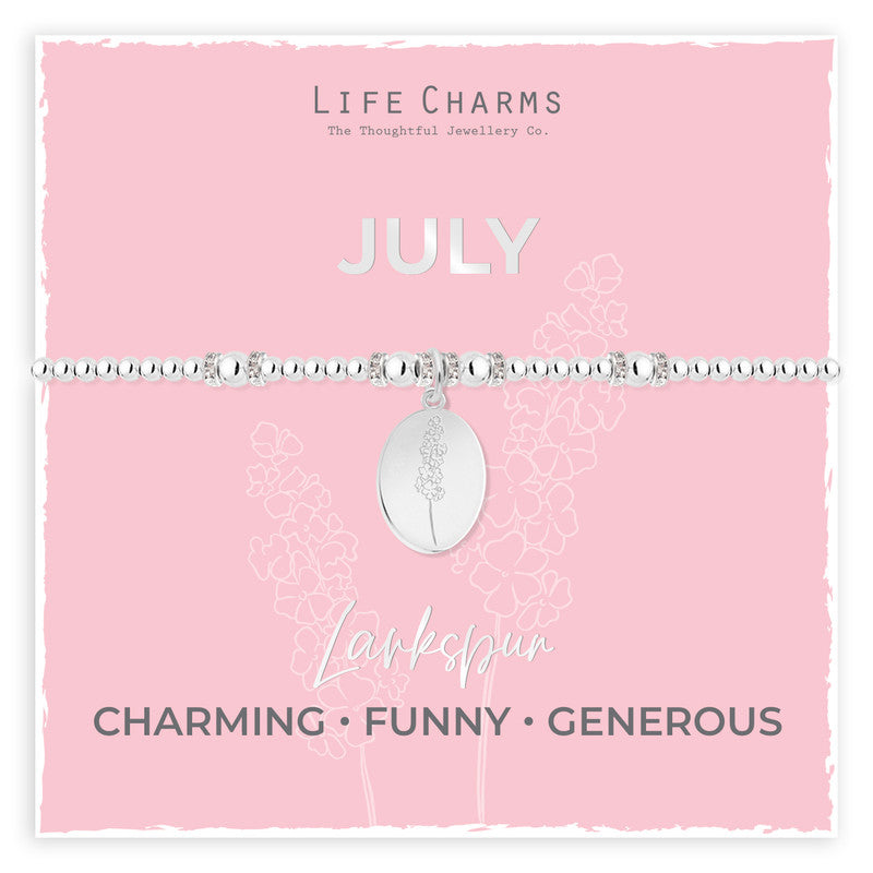 BIRTH FLOWER JULY BRACELET