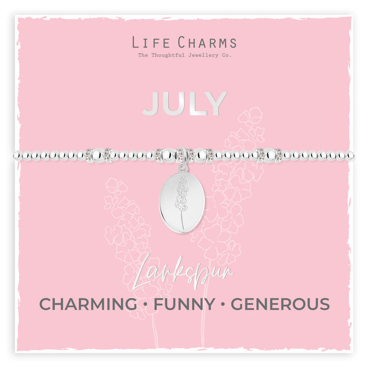BIRTH FLOWER JULY BRACELET