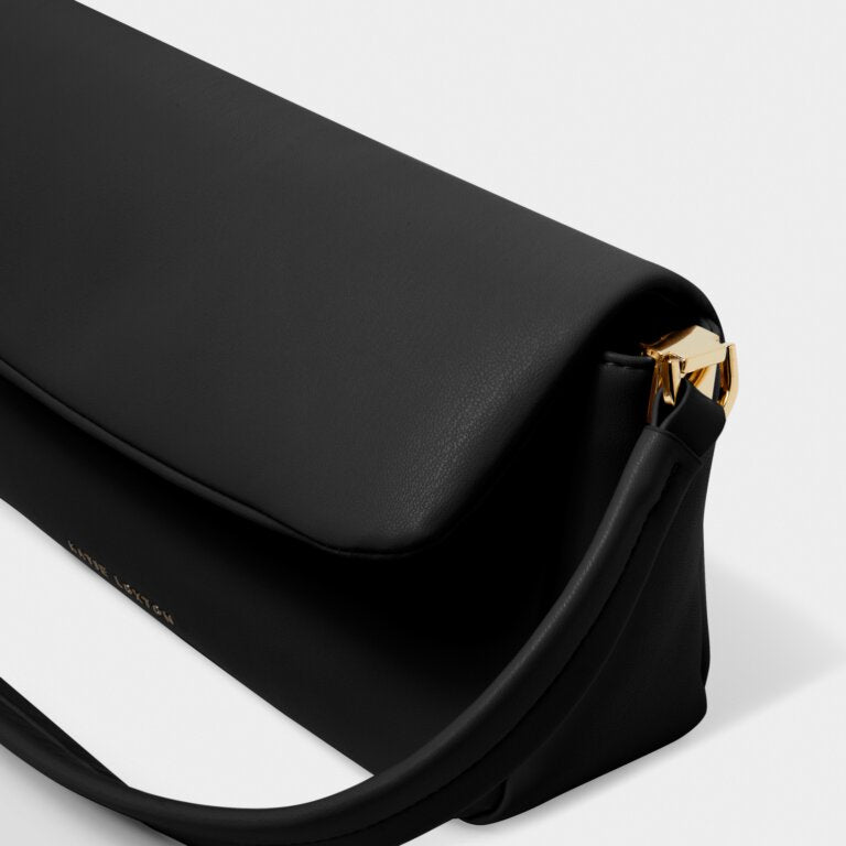 BLACK SERENA SMALL SHOULDER BAG