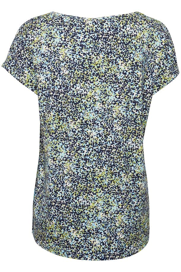 NAVY FLORA TEE