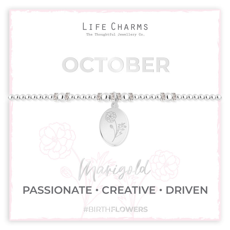 BIRTH FLOWER OCTOBER BRACELET