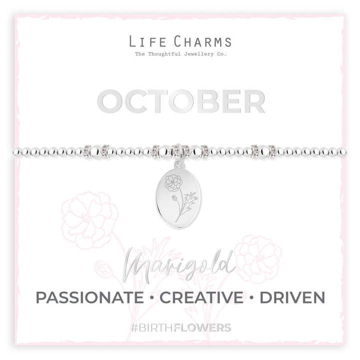 BIRTH FLOWER OCTOBER BRACELET