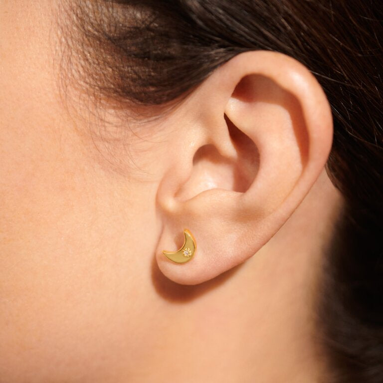 BOXED LOVE YOU TO THE MOON EARRINGS