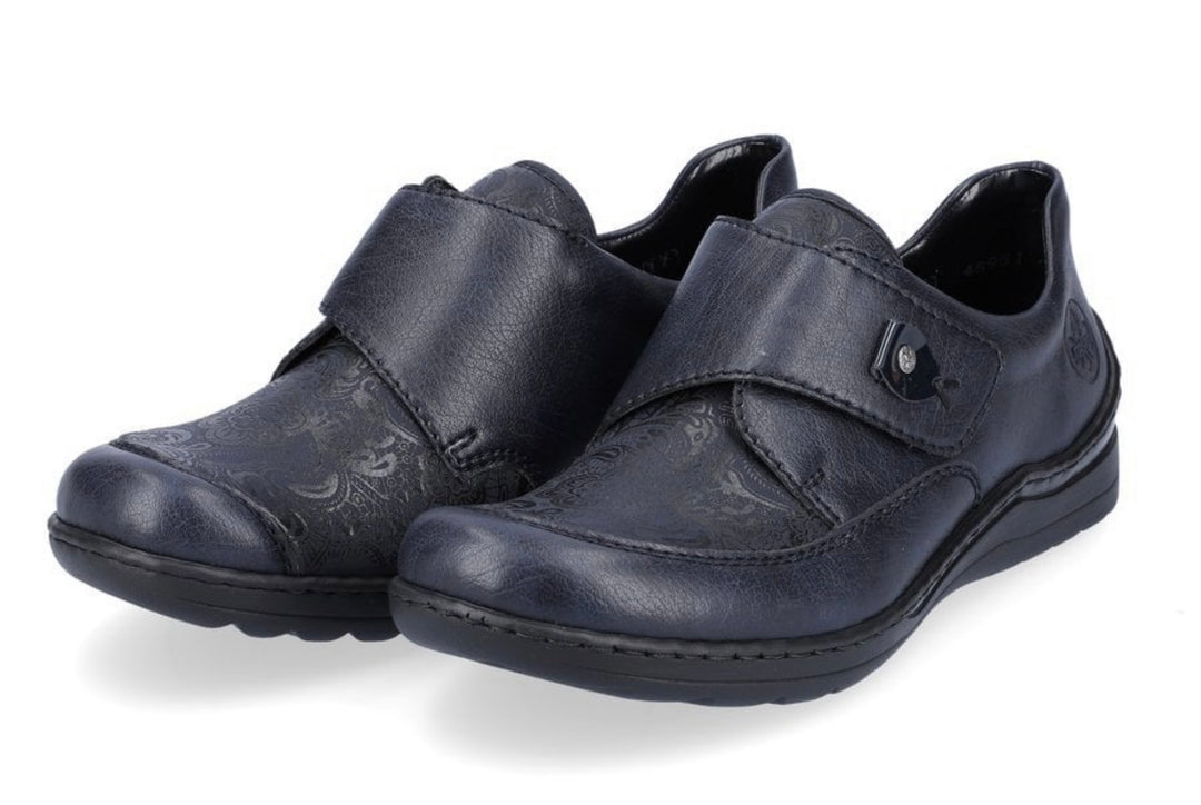 NAVY TOUCH FASTENING SHOE