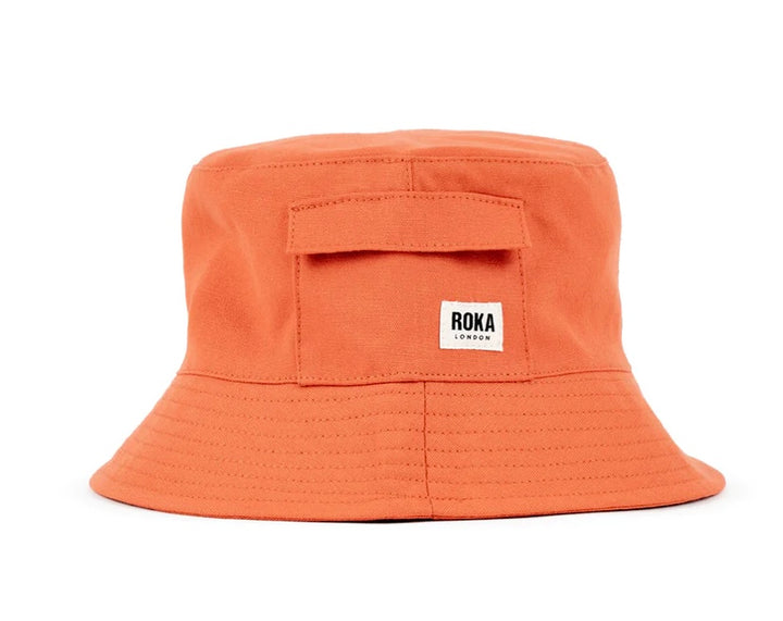 HATFIELD BURNT ORANGE BUCKET HAT