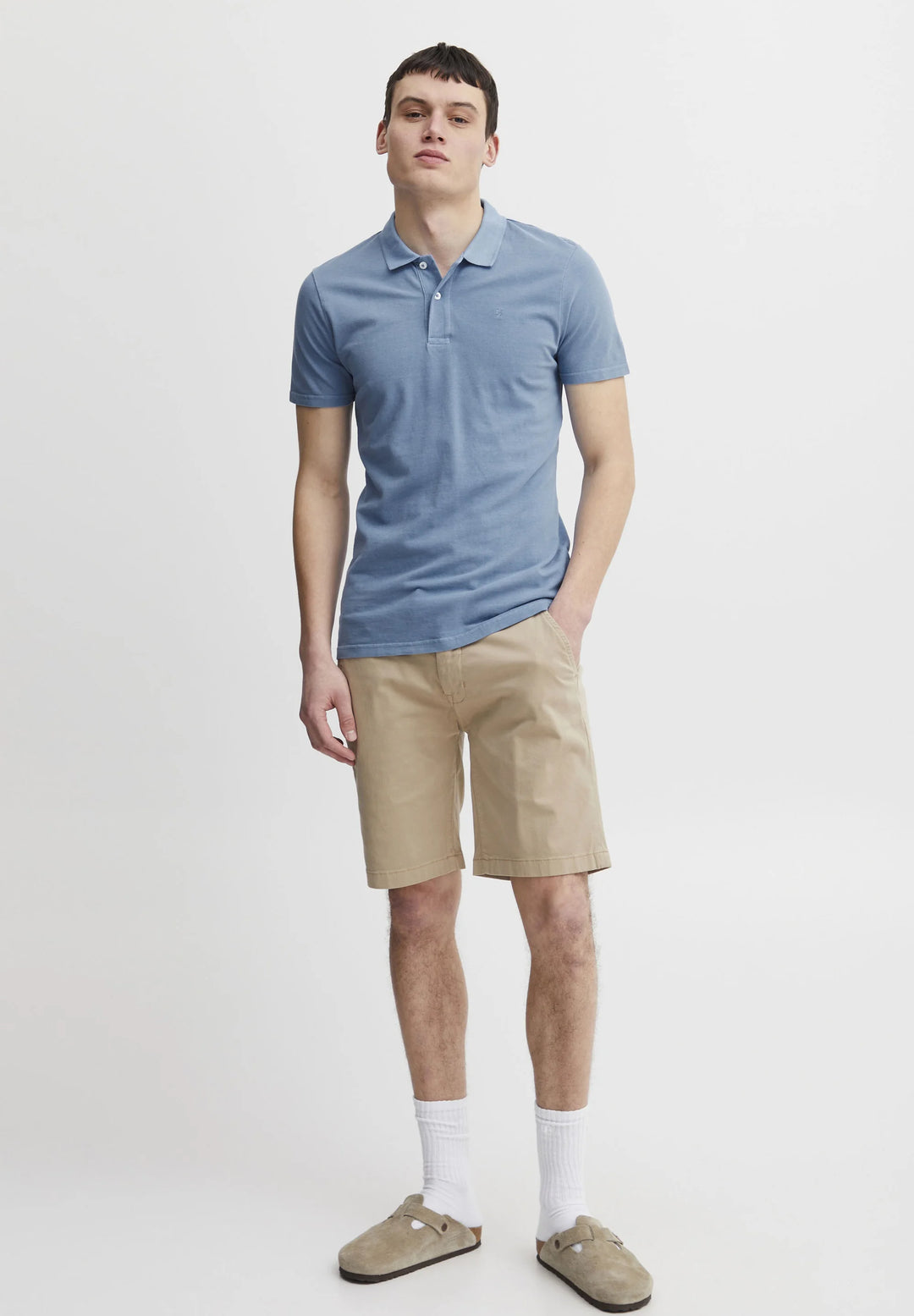 SILVER LAKE BLUE THEIS POLO SHIRT