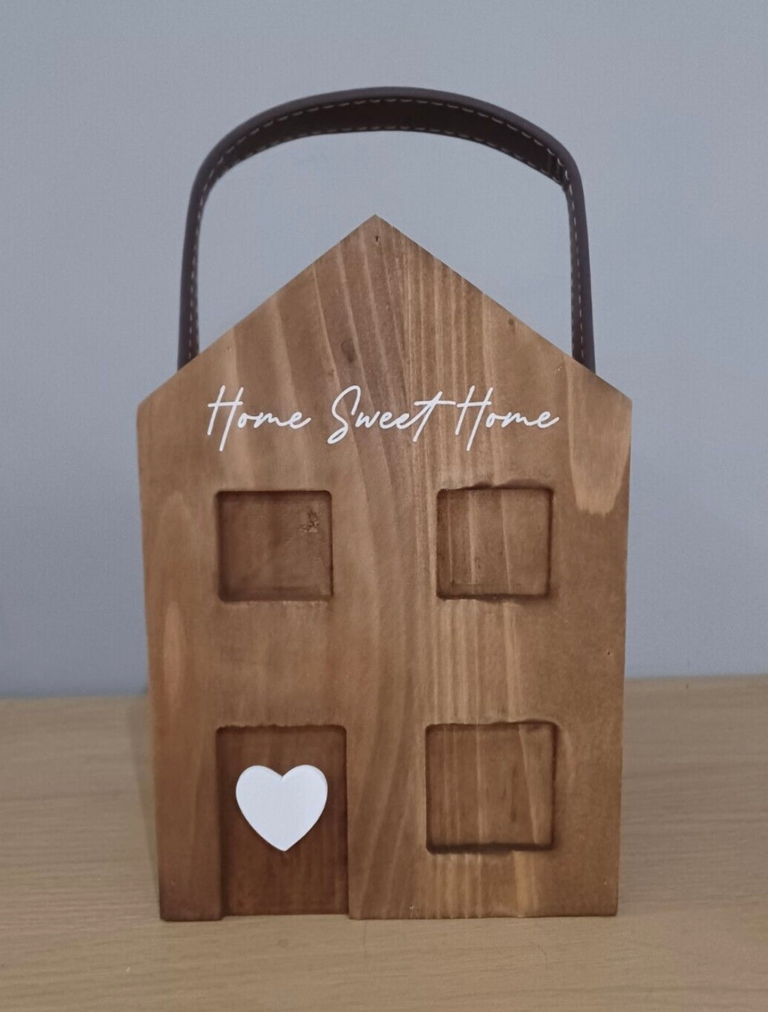 HOME SWEET HOME WOODEN DOORSTOP