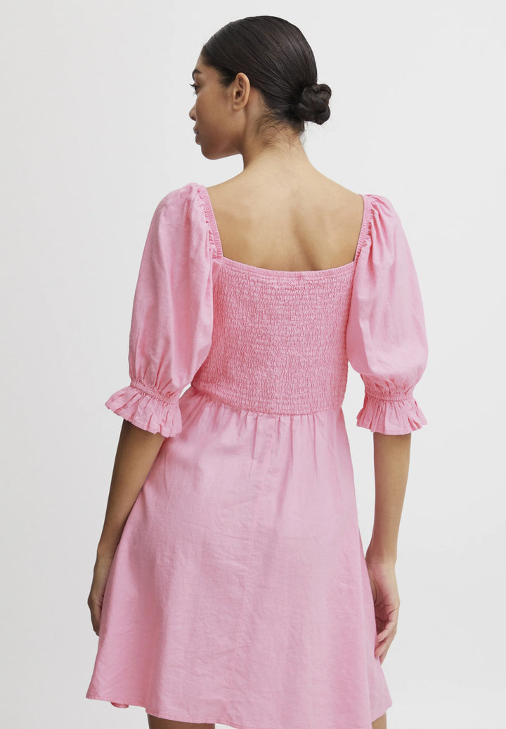 BEGONIA PINK FALAKKA SHORT DRESS