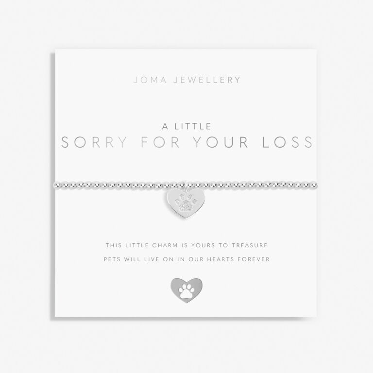 A LITTLE ‘SORRY FOR YOUR LOSS’ BRACELET