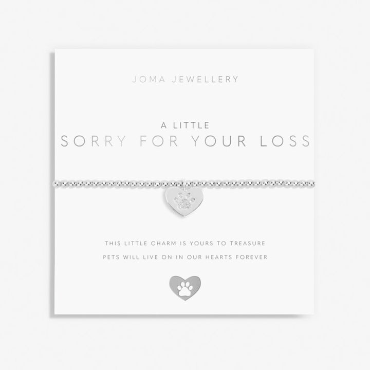 A LITTLE ‘SORRY FOR YOUR LOSS’ BRACELET