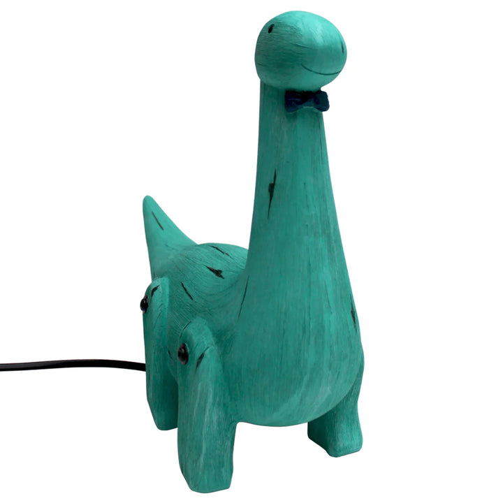 WOOD EFFECT DIPLODOCUS LAMP